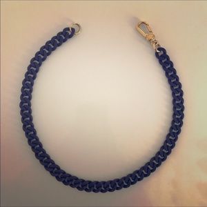 Marc Jacobs black rubberized necklace